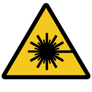 WARNING SIGN-BEWARE OF LASER