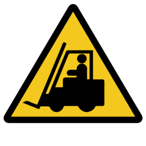 WARNING SIGN-BEWARE OF FORKLIFTS