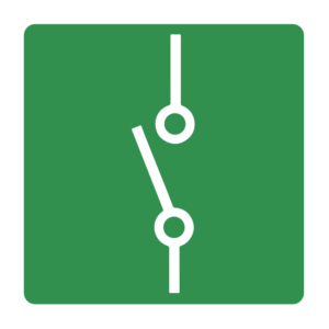 INFORMATION SIGN-ELECTRIC ISOLATOR SWITCH