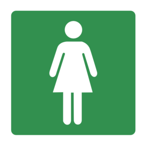 INFORMATION SIGN-LADIES TOILET