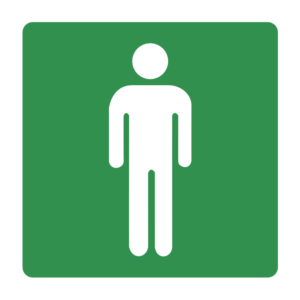 INFORMATION SIGN-MENS TOILET