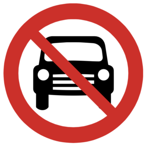 PROHIBITORY SIGN-NO ENTRY FOR VEHICLES