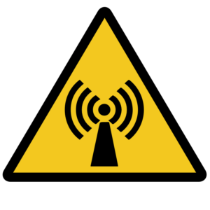 WARNING SIGN-NON-IONISING RADIATION HAZARD