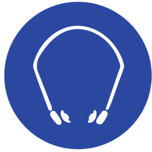 MANDATORY SIGN-WEAR EAR PLUGS