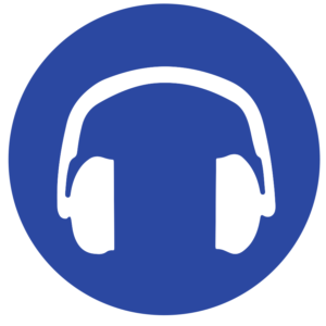 MANDATORY SIGN-WEAR HEARING PROTECTION