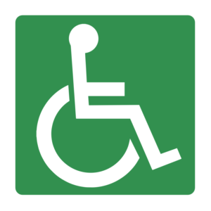 INFORMATION SIGN-WHEEL CHAIR